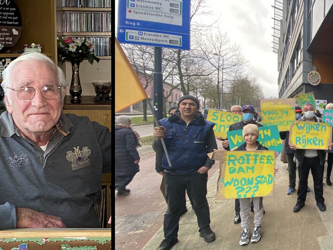 Kok woont al 85 jaar in Bloemhof en voert actie tegen de sloop van zijn woning