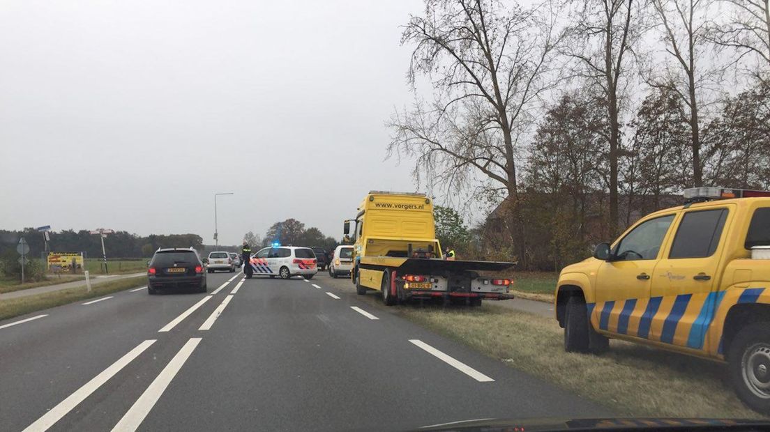 Twee gewonden bij ongeluk op Haaksbergerstraat