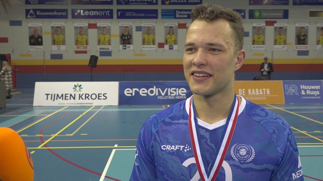 Jeffrey Klok na de supercup-winst