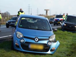Ongeluk zorgt voor vertraging op A28