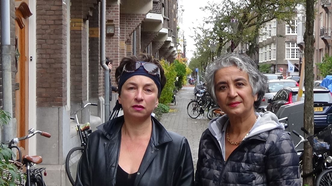 Documentairemakers Maria Mok en Meral Uslu (eigen foto)