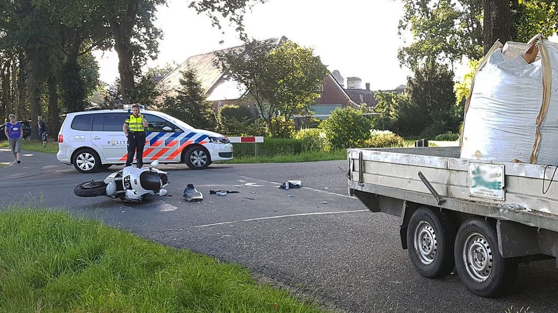 Motorrijder gewond bij ongeluk in Vinkenbuurt