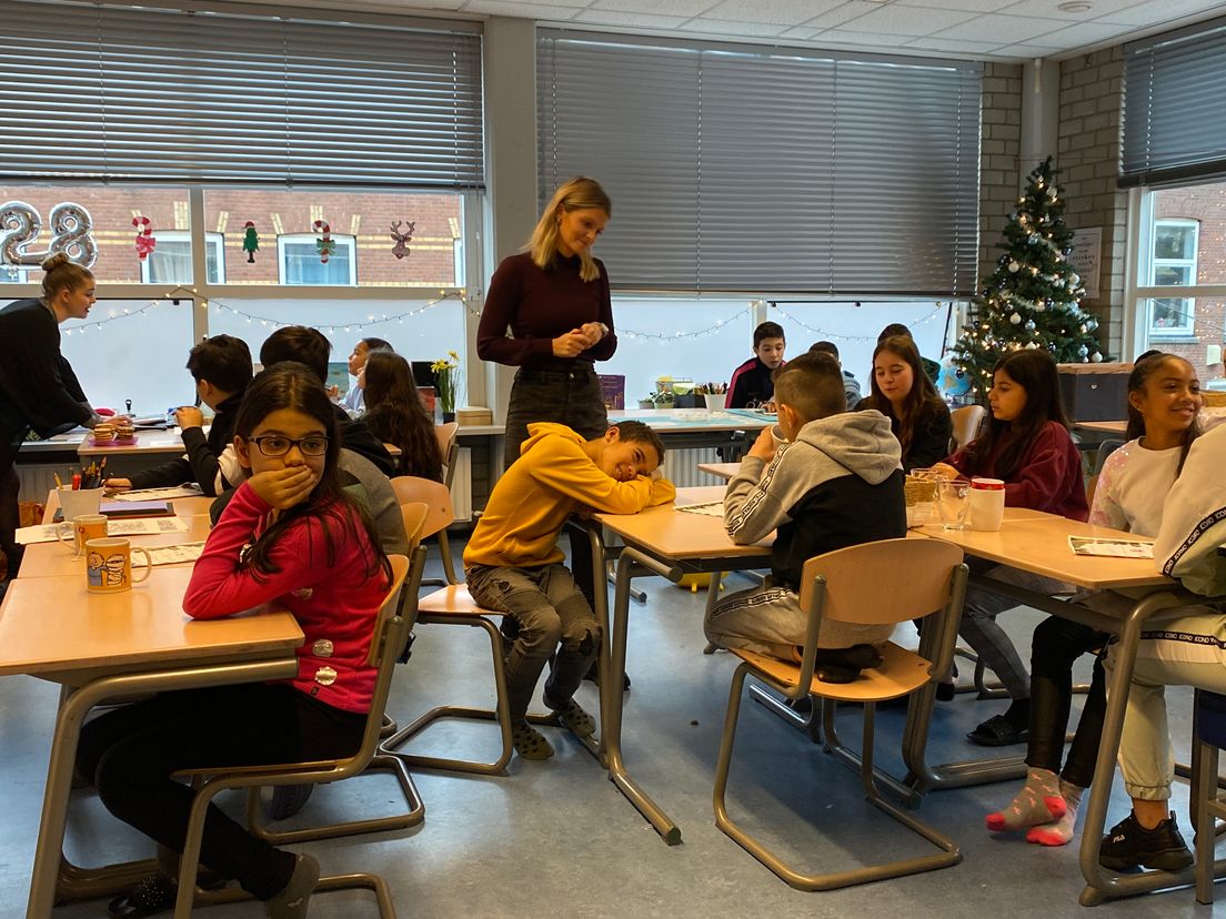 In de klas van groep 7 op basisschool De Vlinder