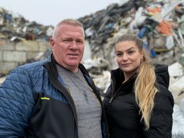 Afvalverwerker failliet, terreinverhuurder blijft achter met flinke bergen afval