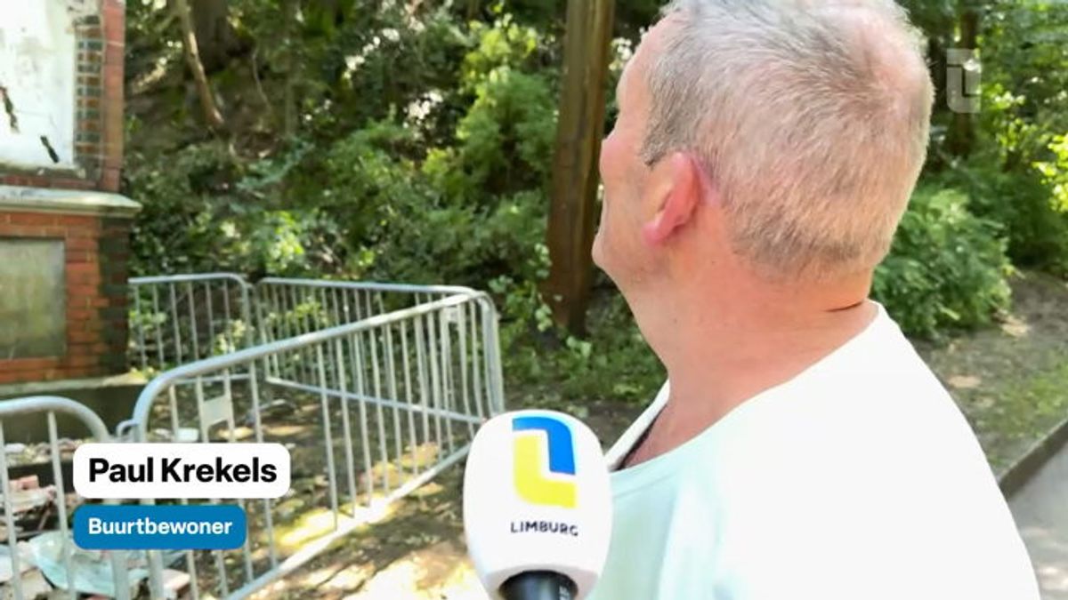 Boom valt op Sittards kapelletje tijdens noodweer: 200 jaar oude voetval beschadigd