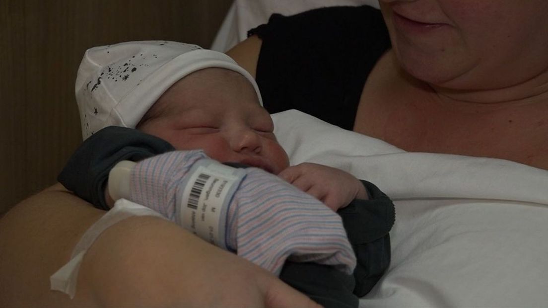 Jop is één van de eerste Gelderse baby's van 2021.