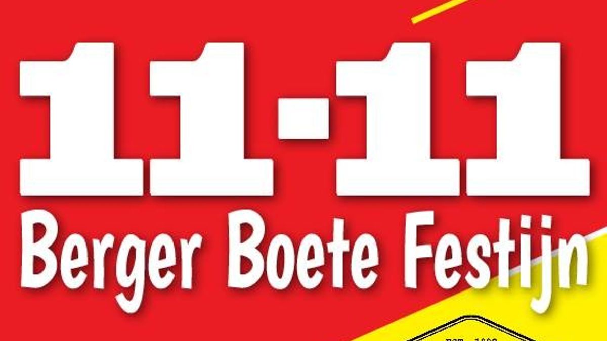 St.Odiliënberg krijgt 11 november tweede editie van Berger Boete Festijn
