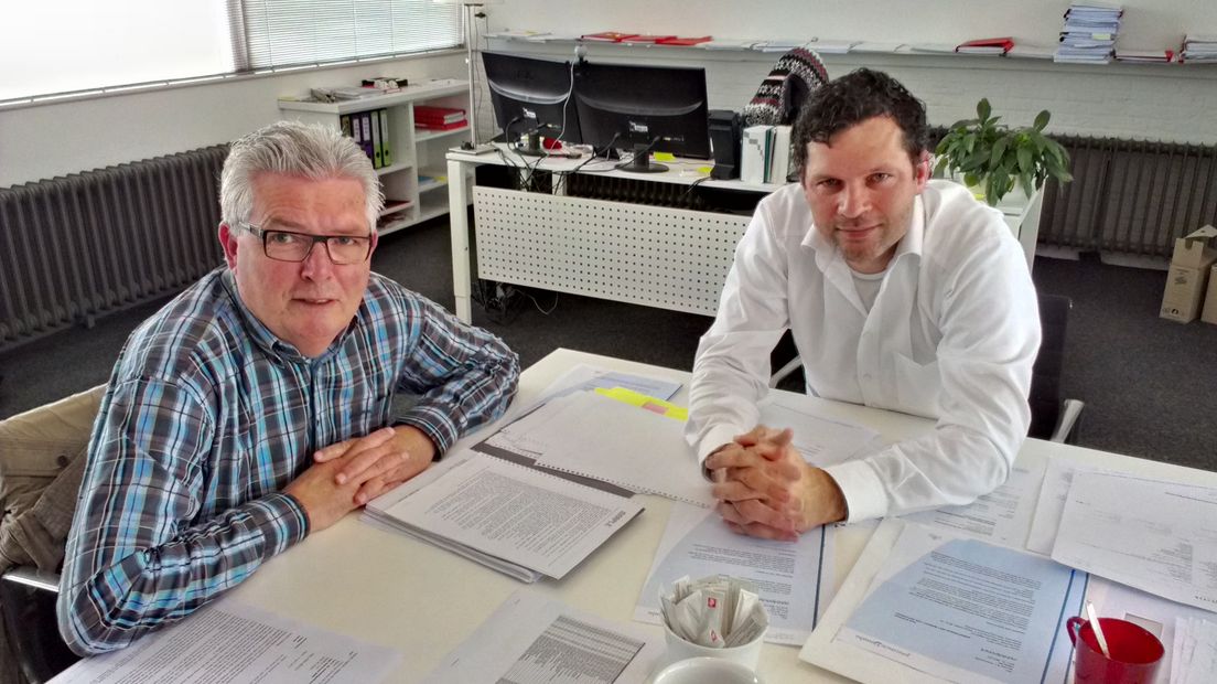 Dick Gosewehr (l) en mr. Ferre van de Nadort nu ook actief in Groninger ambtenarenaffaire