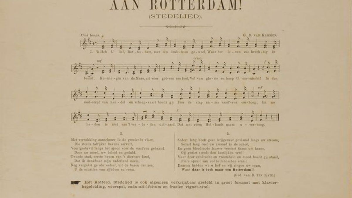 Het volkslied van Rotterdam - Rijnmond