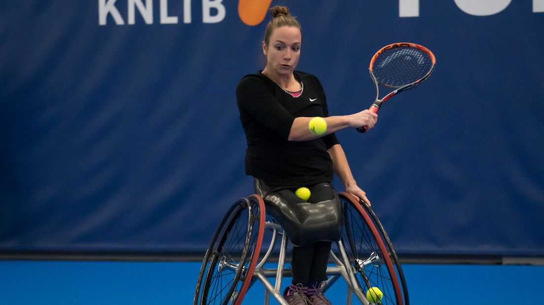 Jiske Griffioen in actie