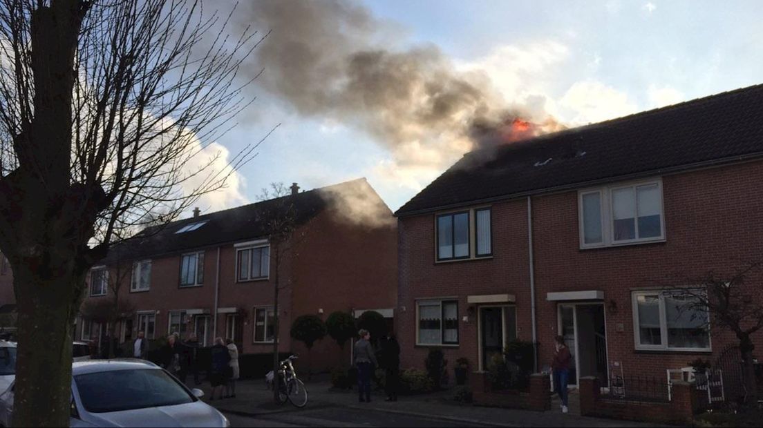 Brand in IJsselmuiden