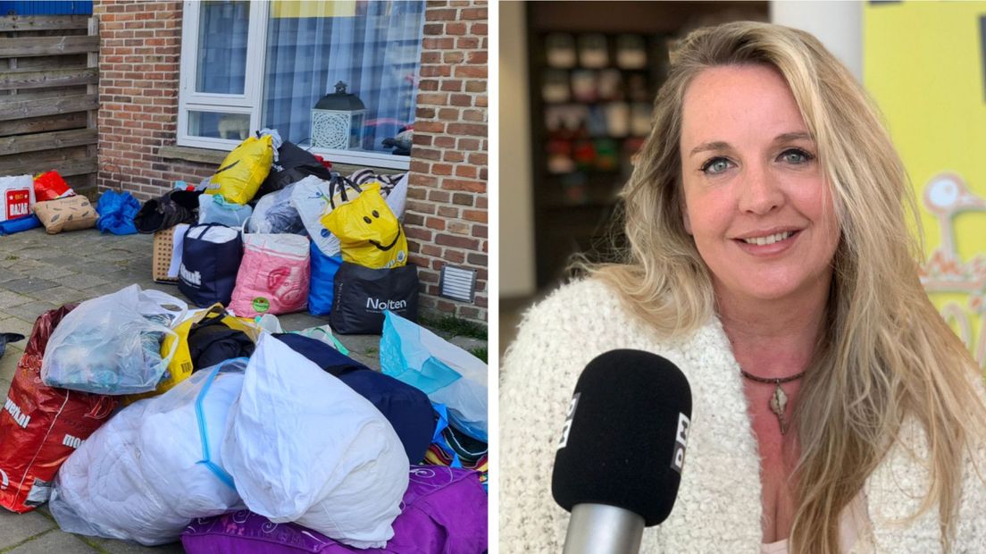 Jeana zamelt spullen in voor Oekraïne | Foto's: eigen foto en Den Haag FM
