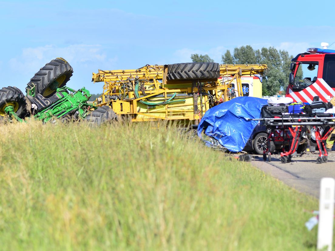 Ongeluk Hoekseweg Strijen.