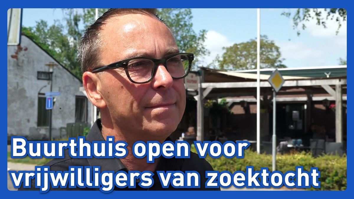 Vrijwilligers van zoekactie kunnen terecht bij buurthuis Finsterwolde