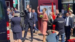 Bezoek koning Willem-Alexander en koningin Máxima: koningspaar onderweg naar Noordpolderzijl