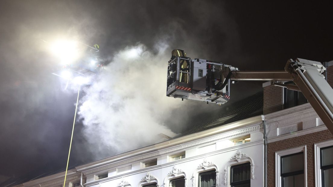 De brand aan de Spoorsingel in Delft