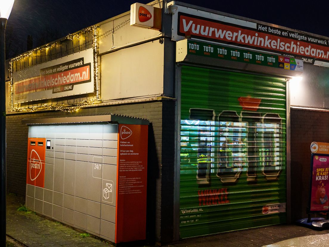 De politie wist de verdachte van de overval binnen enkele minuten in de kraag te grijpen.