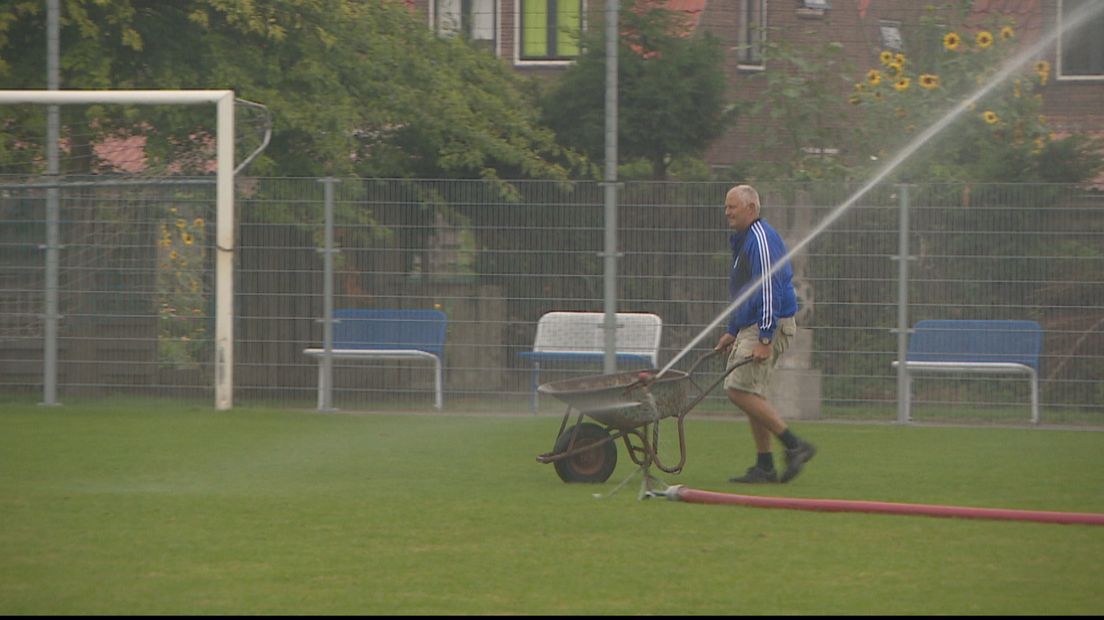 Kees van Sabben op het veld van Arendskerke