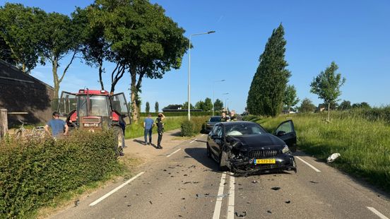 Ongeval in Valkenburg: botsing tussen tractor en auto Nieuws