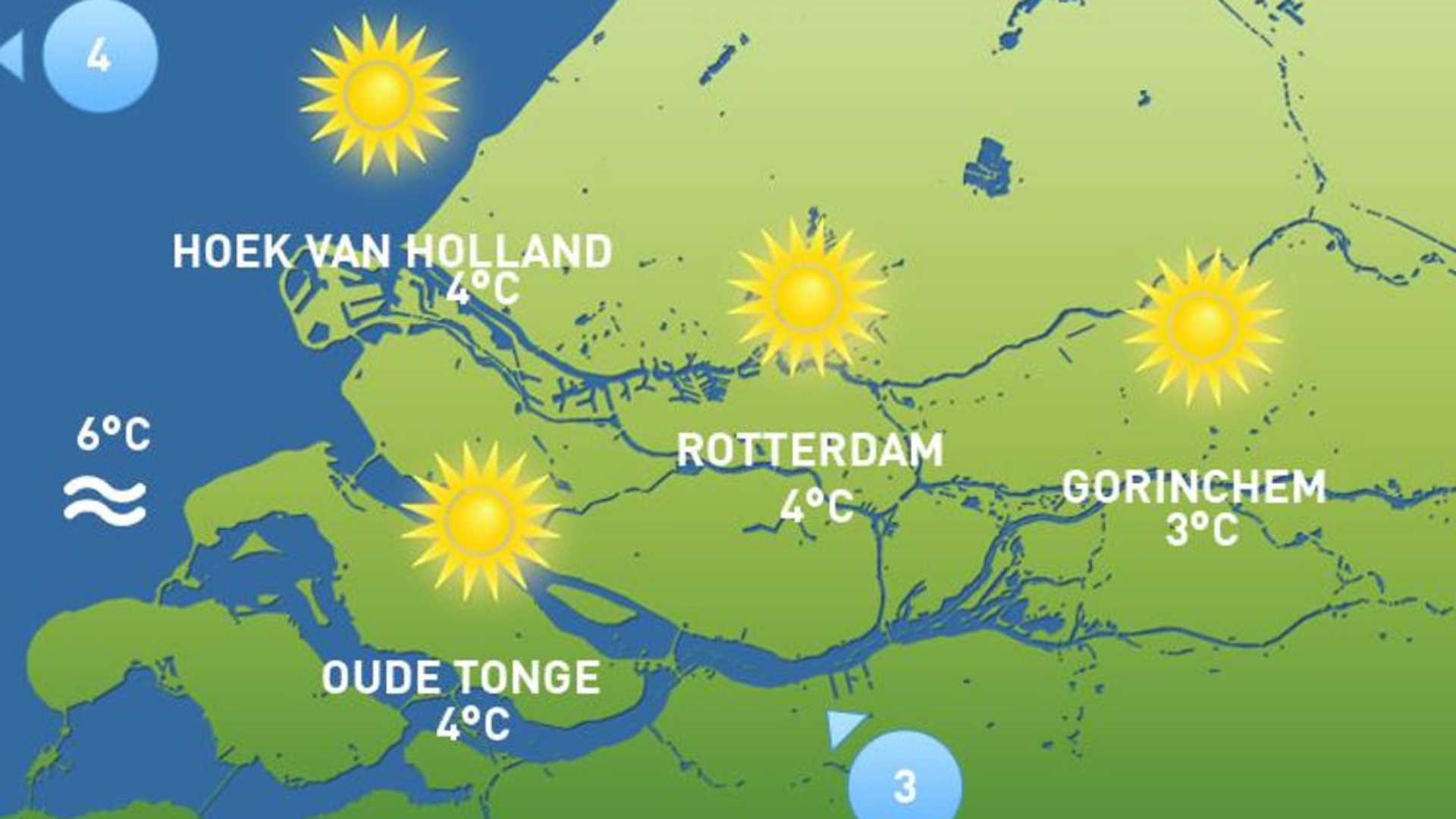 Het weer van vandaag: zonnig en koud - Rijnmond