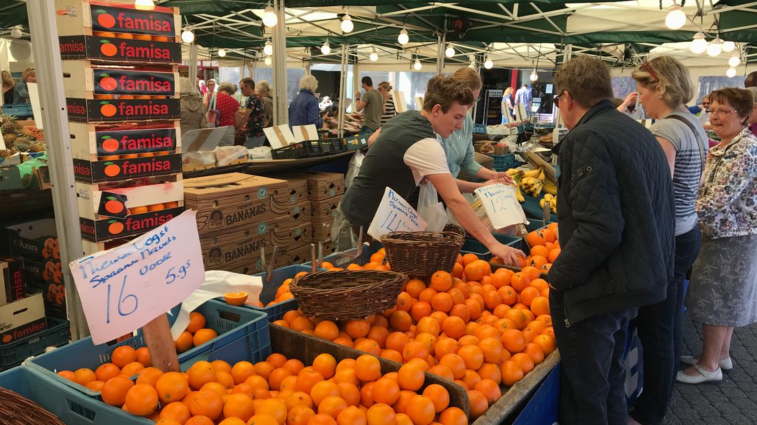 Geen markt in Eelde vandaag (Rechten: archief RTV Drenthe/Serge Vinkenvleugel)