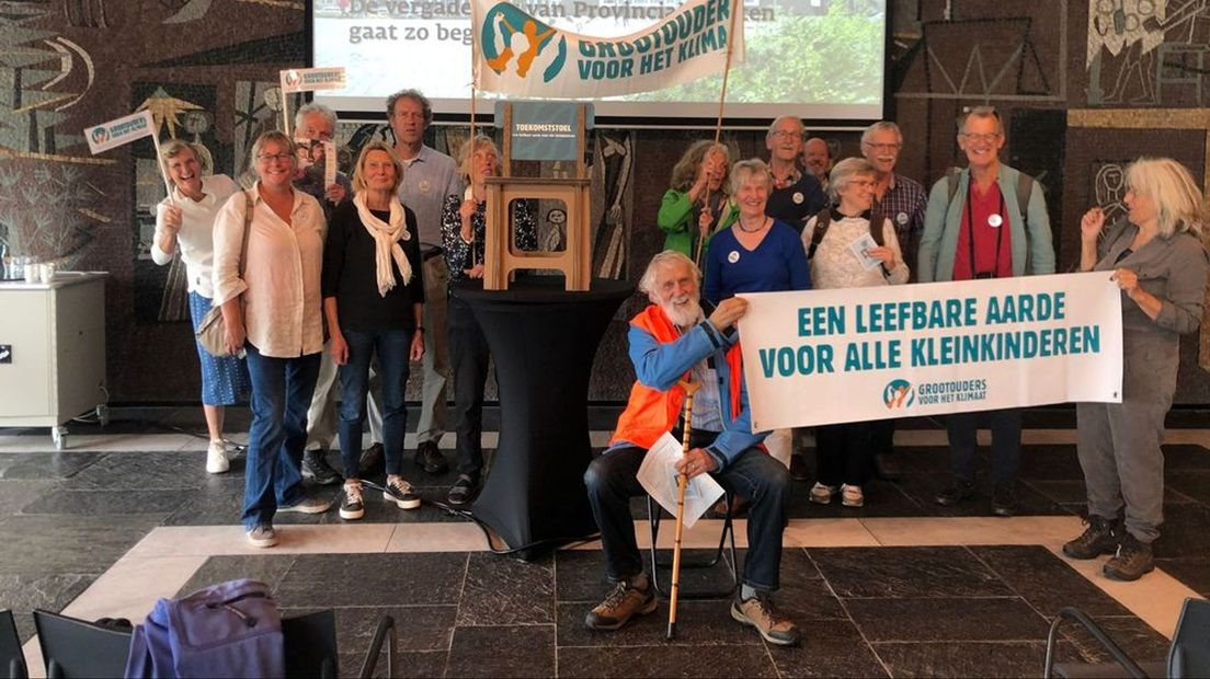 Klimaatgrootouders in het provinciehuis