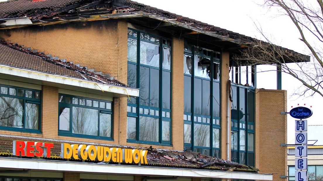 Schade na brand De Gouden Wok