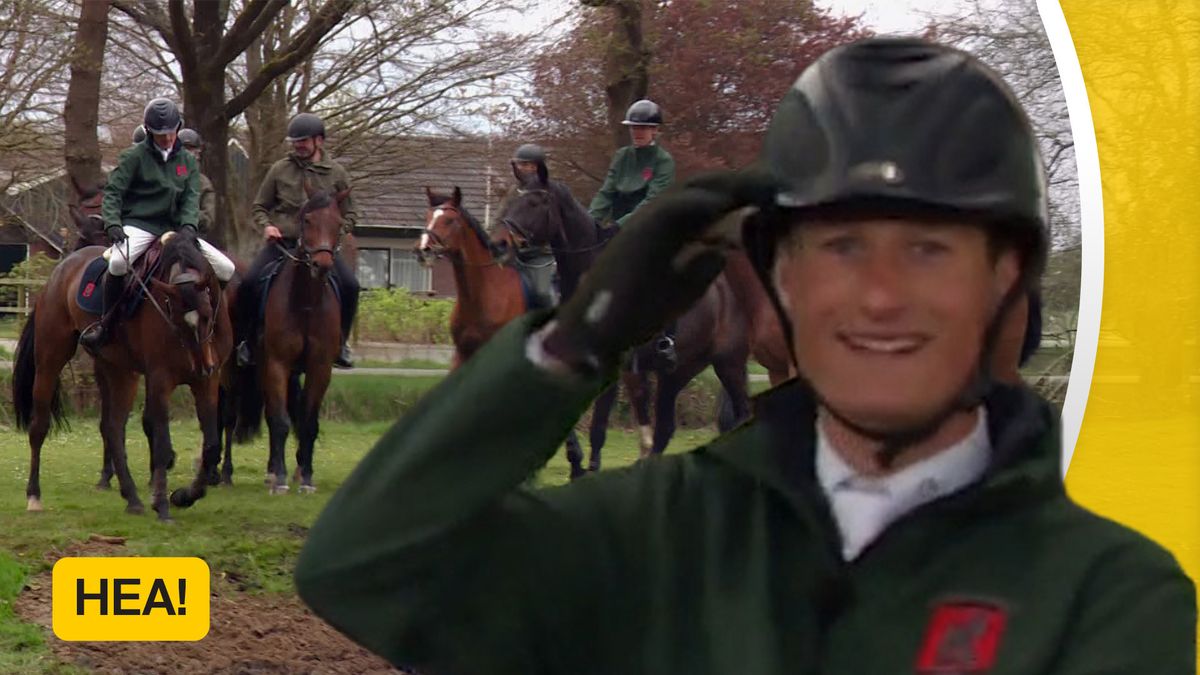 Agen en Maestro moeten wennen aan de cavalerie in Appelscha