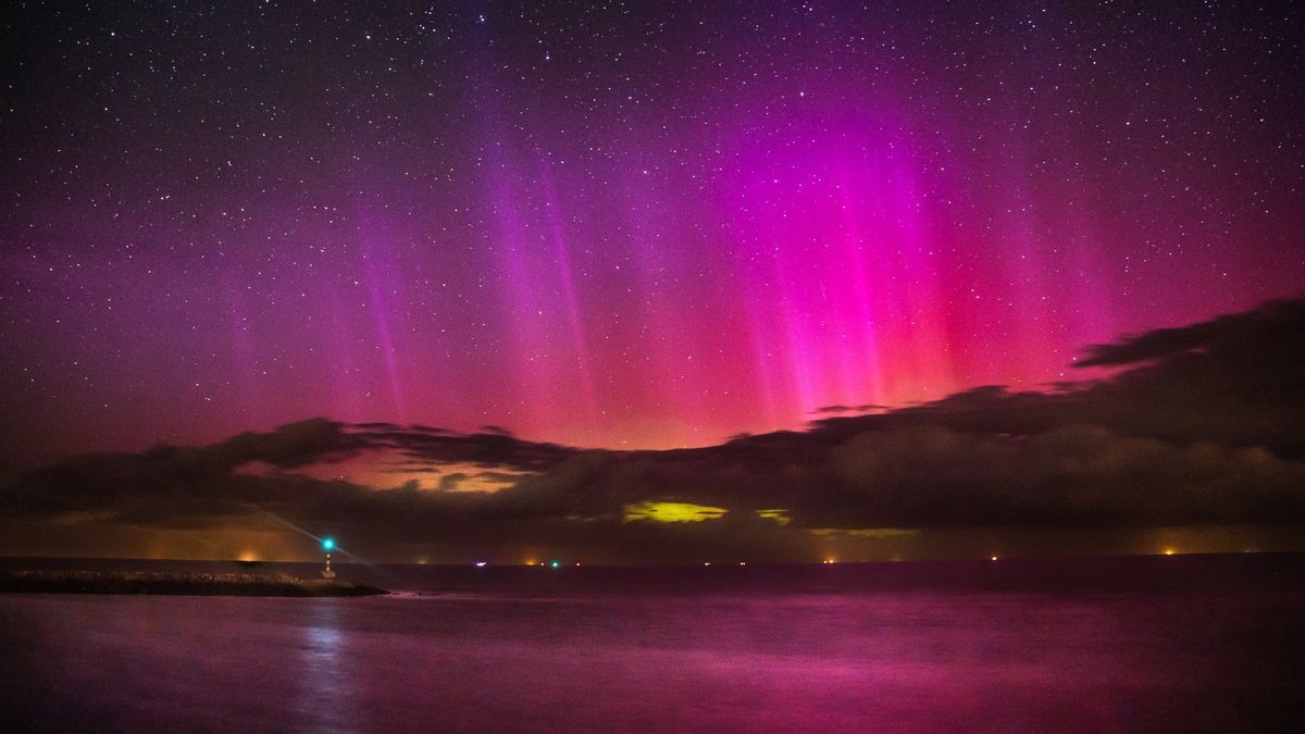 Natuurverschijnsel noorderlicht was te zien boven Fryslân