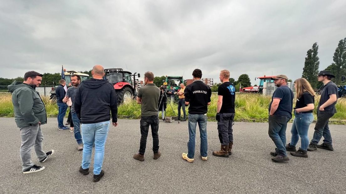 Boeren de straat op tijdens eerder protest langs A28