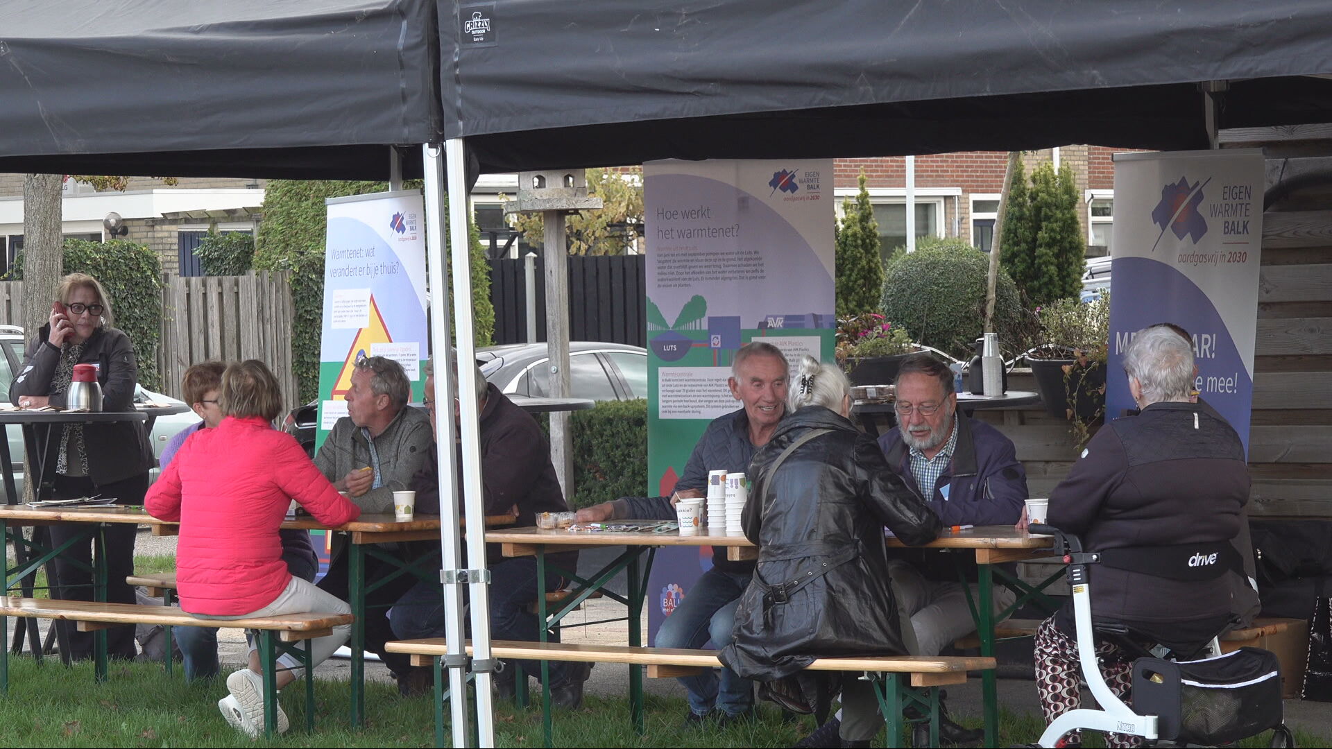 De earste strjitgearkomste yn Balk waard tiisdei hâlden