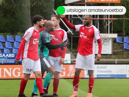 Uitslagen amateurvoetbal zondag 24 maart