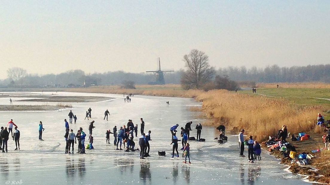 Schaatspret in Zevenhuizen 