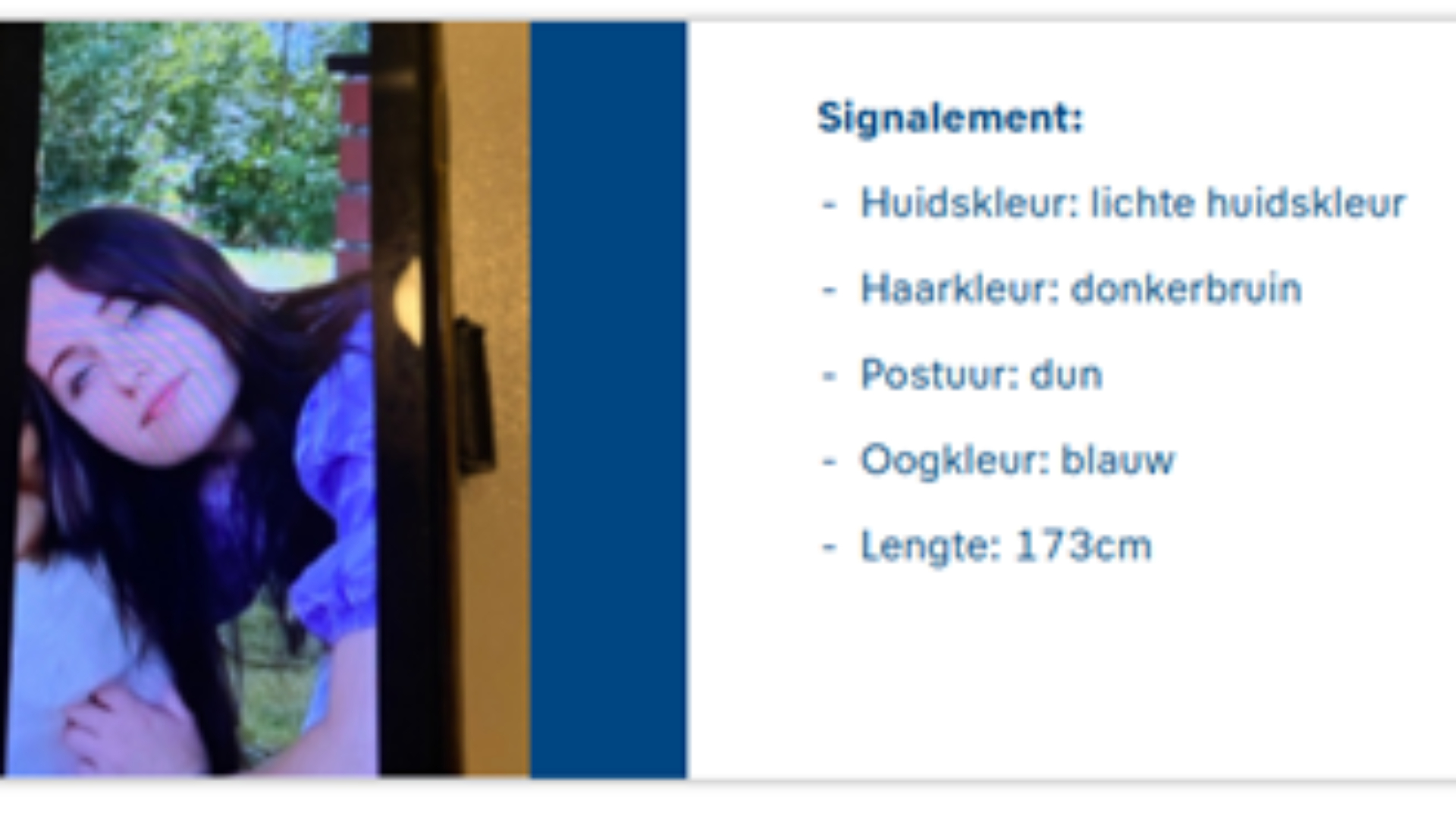 17-jarige Maria uit Maarsbergen vermist