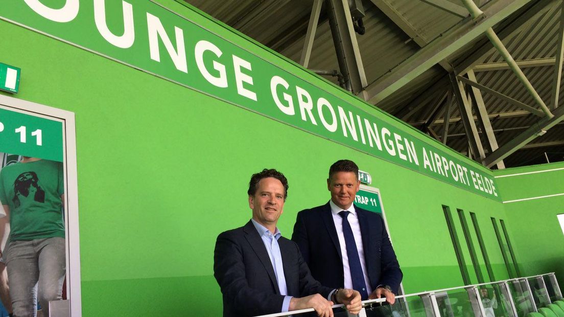 Robbert Klaver (rechts) vertrekt per direct bij FC Groningen (Rechten: RTV Drenthe/Archief0