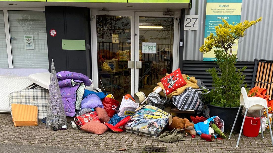 Dit vond de kringloop in Amersfoort voor de deur.