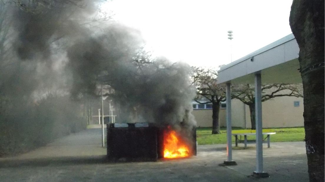 Containerbrand Hengelo