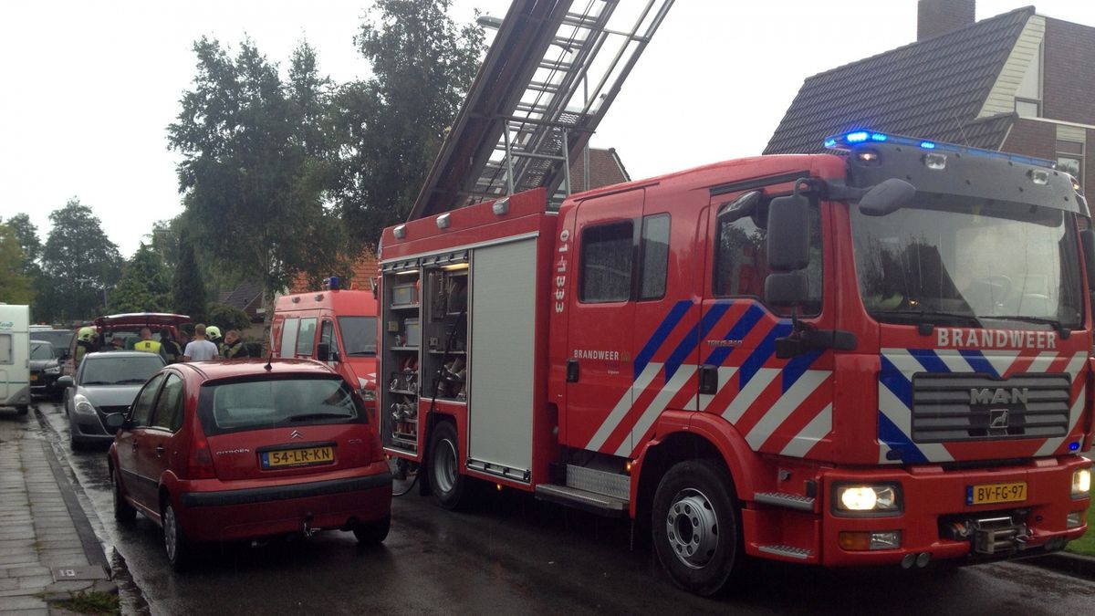 Flinke schade door blikseminslag Grijpskerk