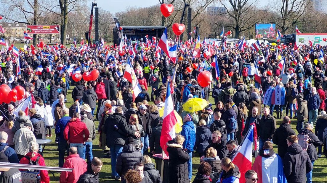 Boerenprotest in Zuiderpark