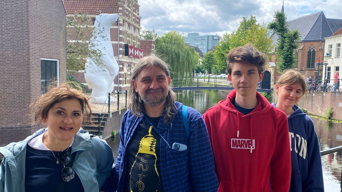 Anna, Piotr, Jacek en Agata Konderak uit Polen.
