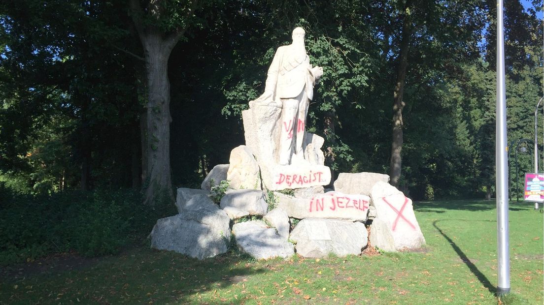 Beklad beeld Rijsterborgherpark in Deventer