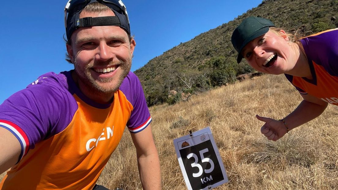 Onderweg tijdens de marathon | Eigen foto