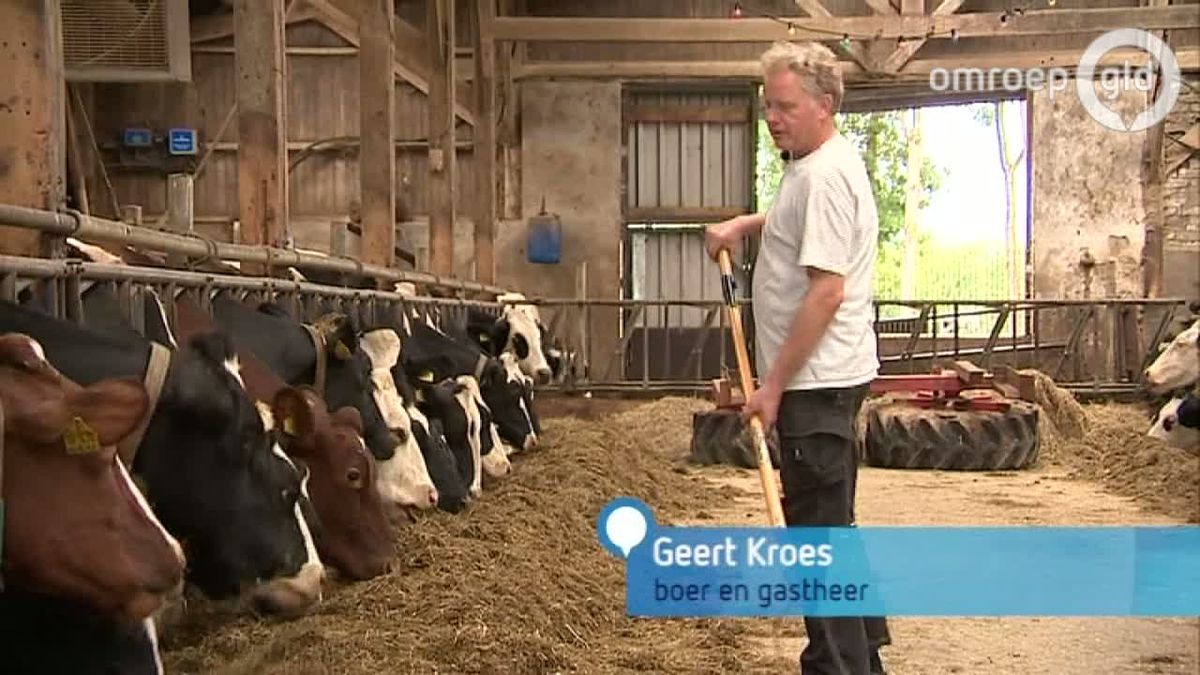 Boer Geert in Persingen is even theaterdirecteur