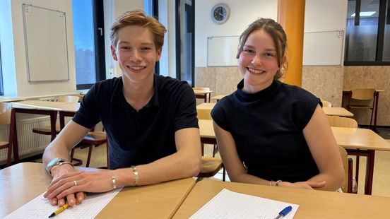 Leerlingen Hugo en Famke mogen eindexamen wiskunde B overslaan: "Dat is een grote opluchting" Nieuws