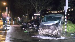 Twee gewonden bij botsing busje en auto in Vlissingen, bestuurder aangehouden