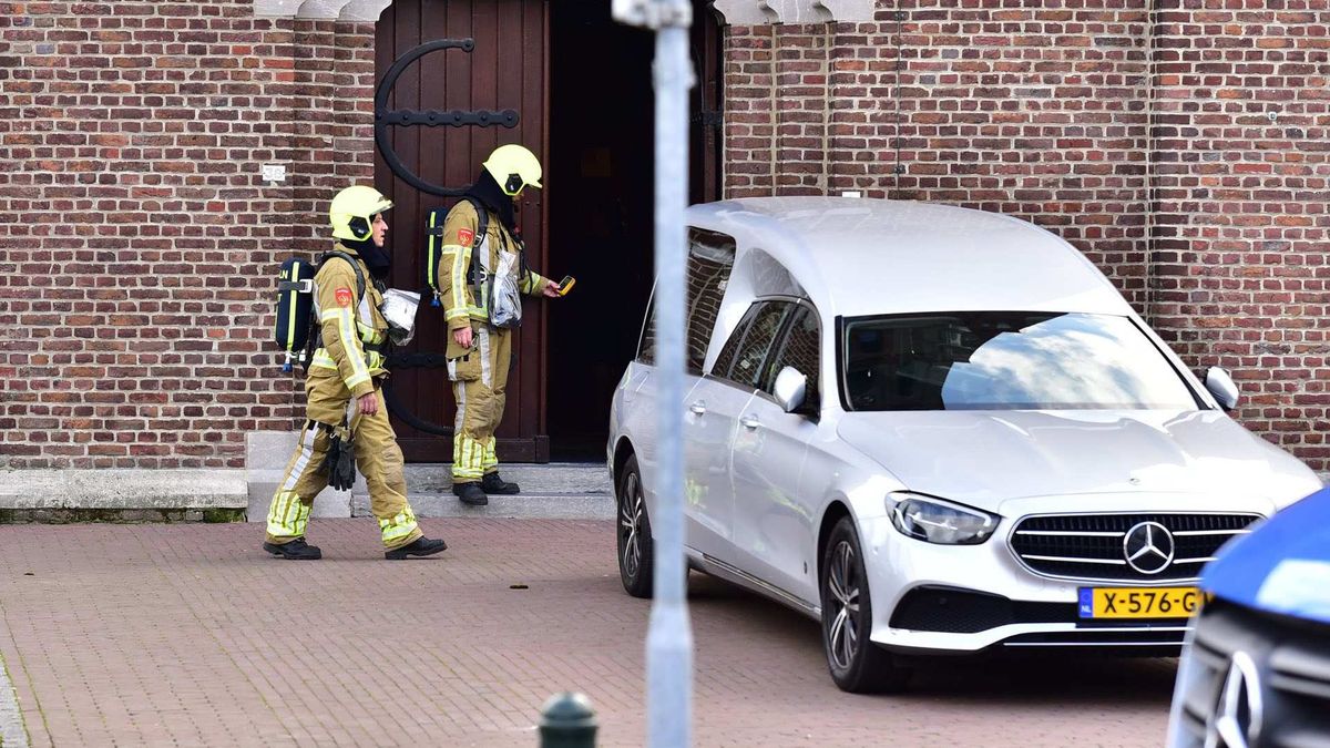 Gaslek in Ospel: brandweer bezoekt begrafenis