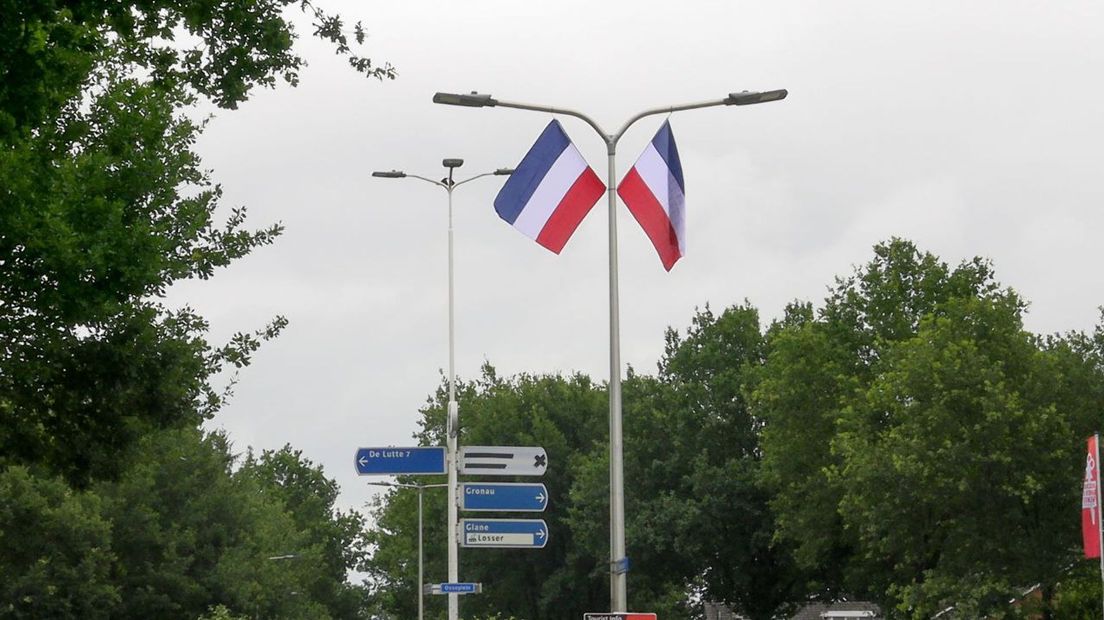 De Nederlandse vlag op z'n kop: blauw-wit-rood