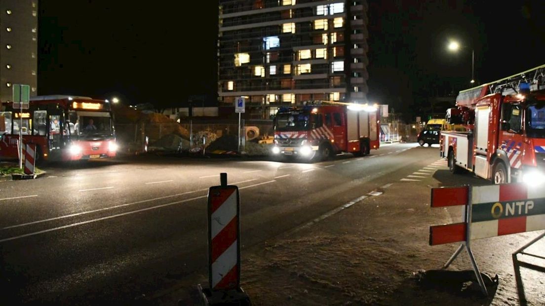 Hekken waaiden om in Enschede