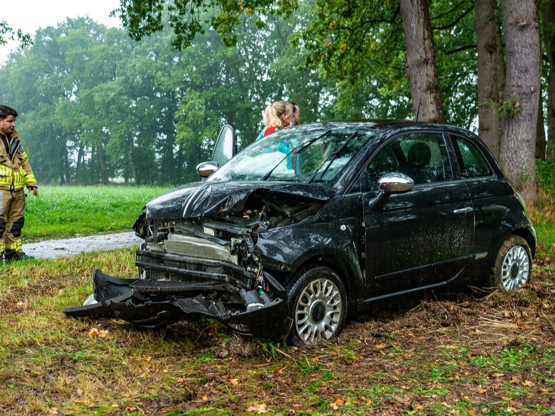 De bestuurder hoefde niet naar het ziekenhuis.
