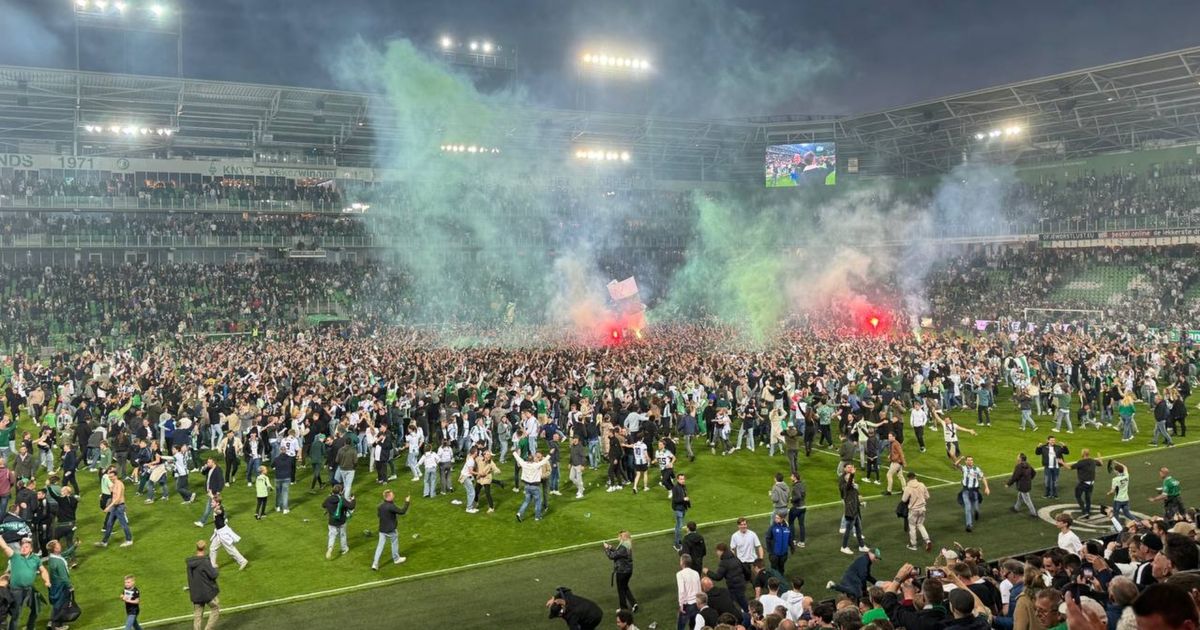 FC Groningen have been fined for fireworks and pitch invasion throughout promotion